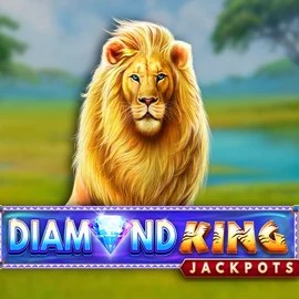Diamond King Jackpots logo by SpinPlay Games at Bruce Bet Casino