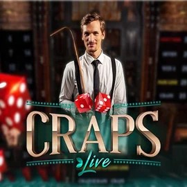 Live Casino logo of Live Craps from Evolution at Bruce Bet Casino