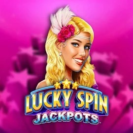 Lucky Spin Jackpots by Novomatic, showcased at brucebet.eu – game logo